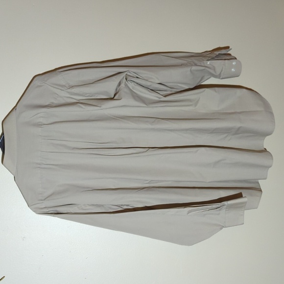Preswick and Moore tan dress shirt, 2XL - Picture 4 of 5